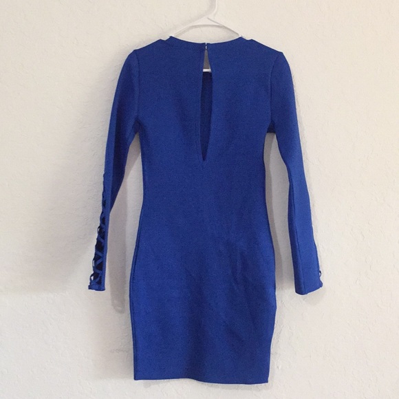 WOW couture Royal blue dress - Picture 3 of 4